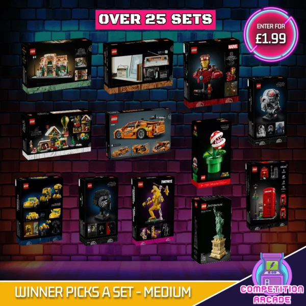 WIN a Lego Set of Choice (Medium) + Instant Wins #1